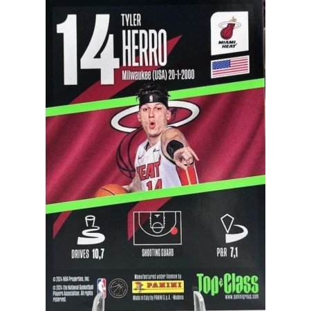2023-24 PANINI NBA Top Class - #146 - Tyler Herro - Miami Heat - Supersonic